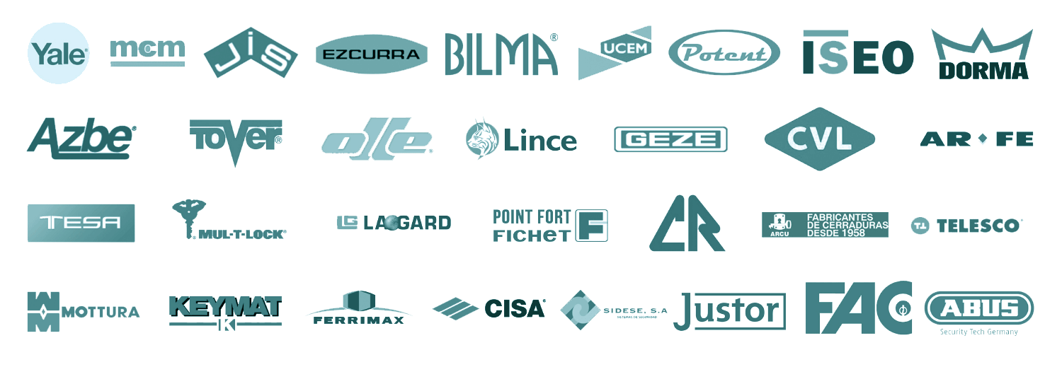 marcas de cerraduras - cerrajeros Barcelona